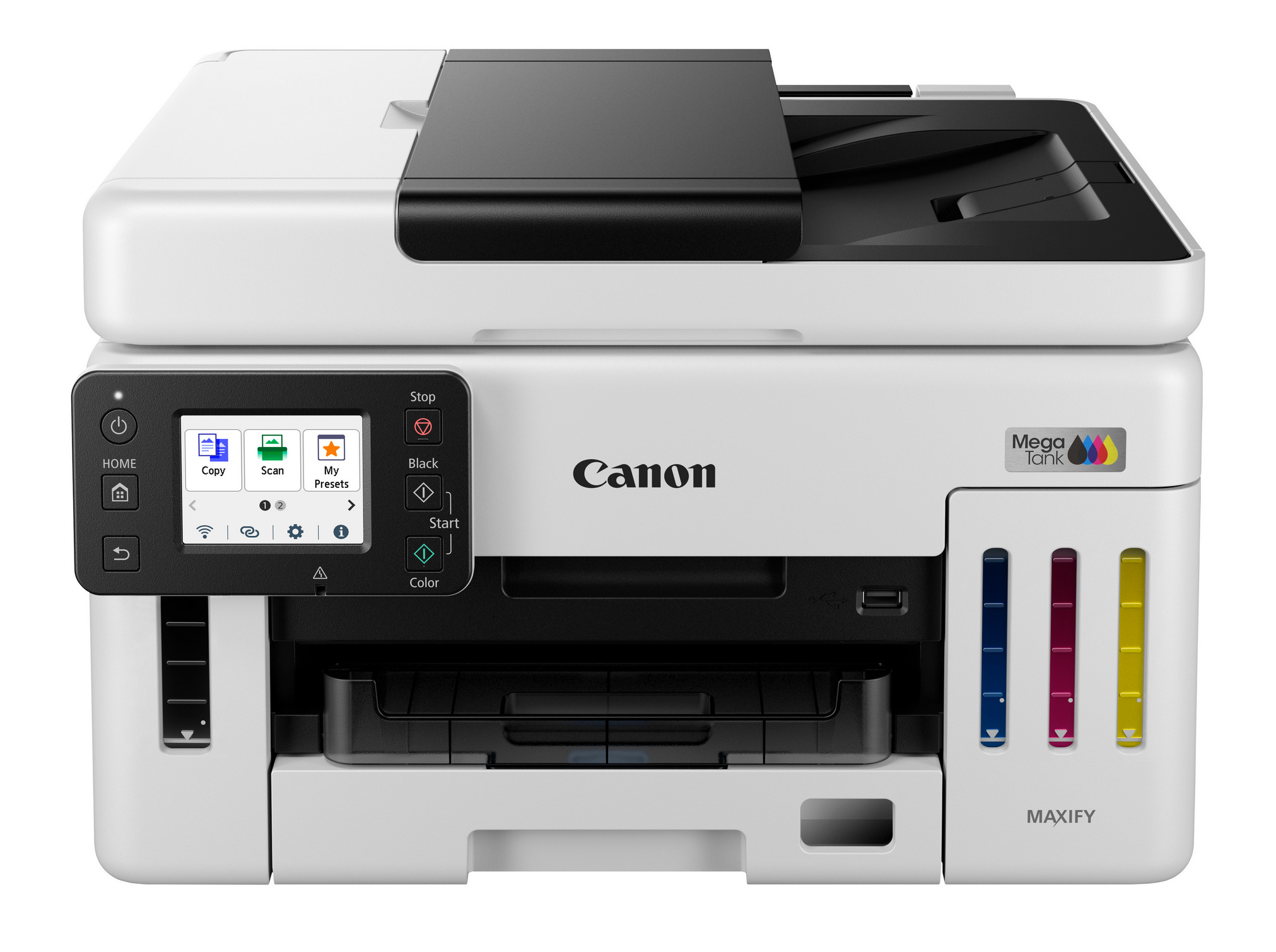 Canon MAXIFY GX6150 3 in 1 TintenstrahlMultifunktionsdrucker weiss