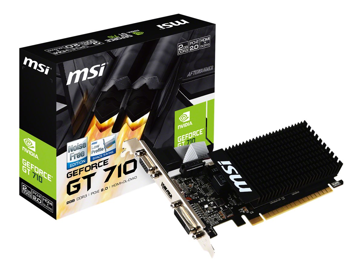 GT710 2GB MSI LP passiv DDR3