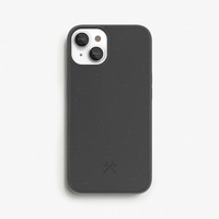 WOODCESSORIES Bio Case Classic Handy-Cover fuer Apple iPhone 13, iPhone 14 schwarz WOODCESSORIES Bio Case Classic Handy-Cover fuer Apple iPhone 13, iPhone 14 schwarz