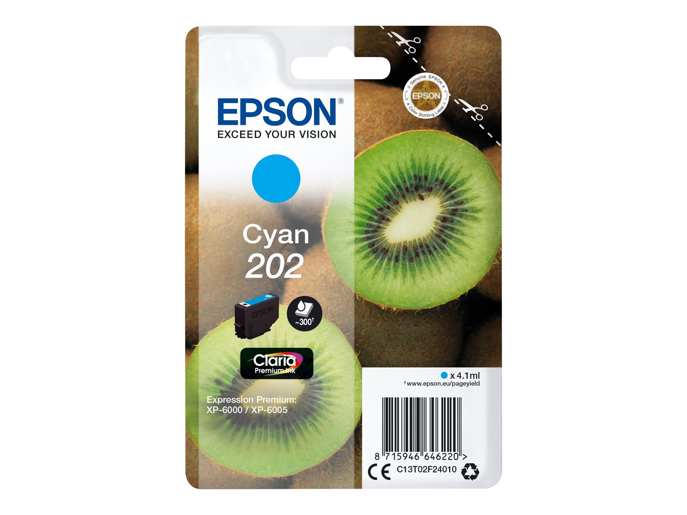 C13T02F24010 EPSON XP Tinte cyan C13T02F24010 EPSON XP Tinte cyan