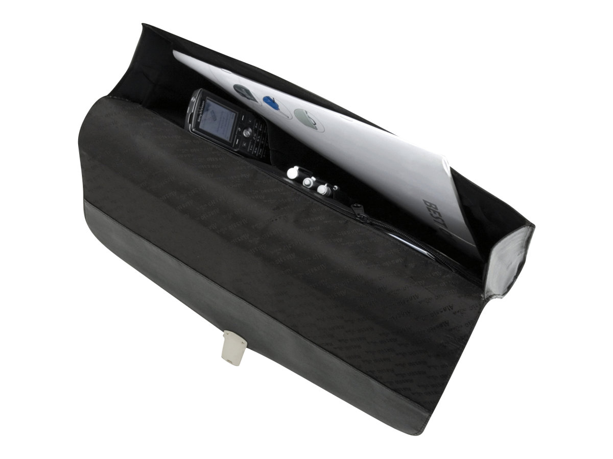 Alassio Aktentasche UDINE Lederimitat schwarz 41014
