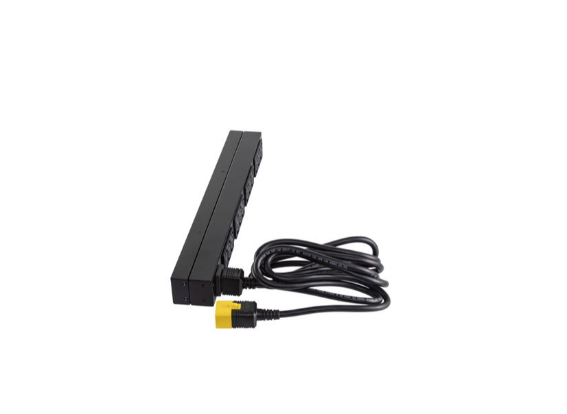 APC Basic RackMount PDU Rack AC 208230V input IEC 60320 C20 output connectors 12 power IEC 60320 C13 1U 19 2,49m cord BK
