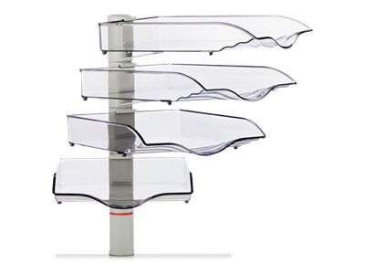 novus Briefablage-Schwenkflügler CopySwinger lichtgrau, 4 Fächer novus Briefablage-Schwenkflügler CopySwinger lichtgrau, 4 Fächer