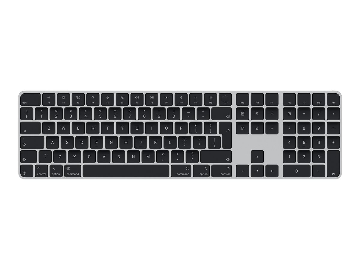 APPLE Magic Keyboard with Touch ID and Numeric Keypad for Mac models with Apple silicon - International English - Black Keys