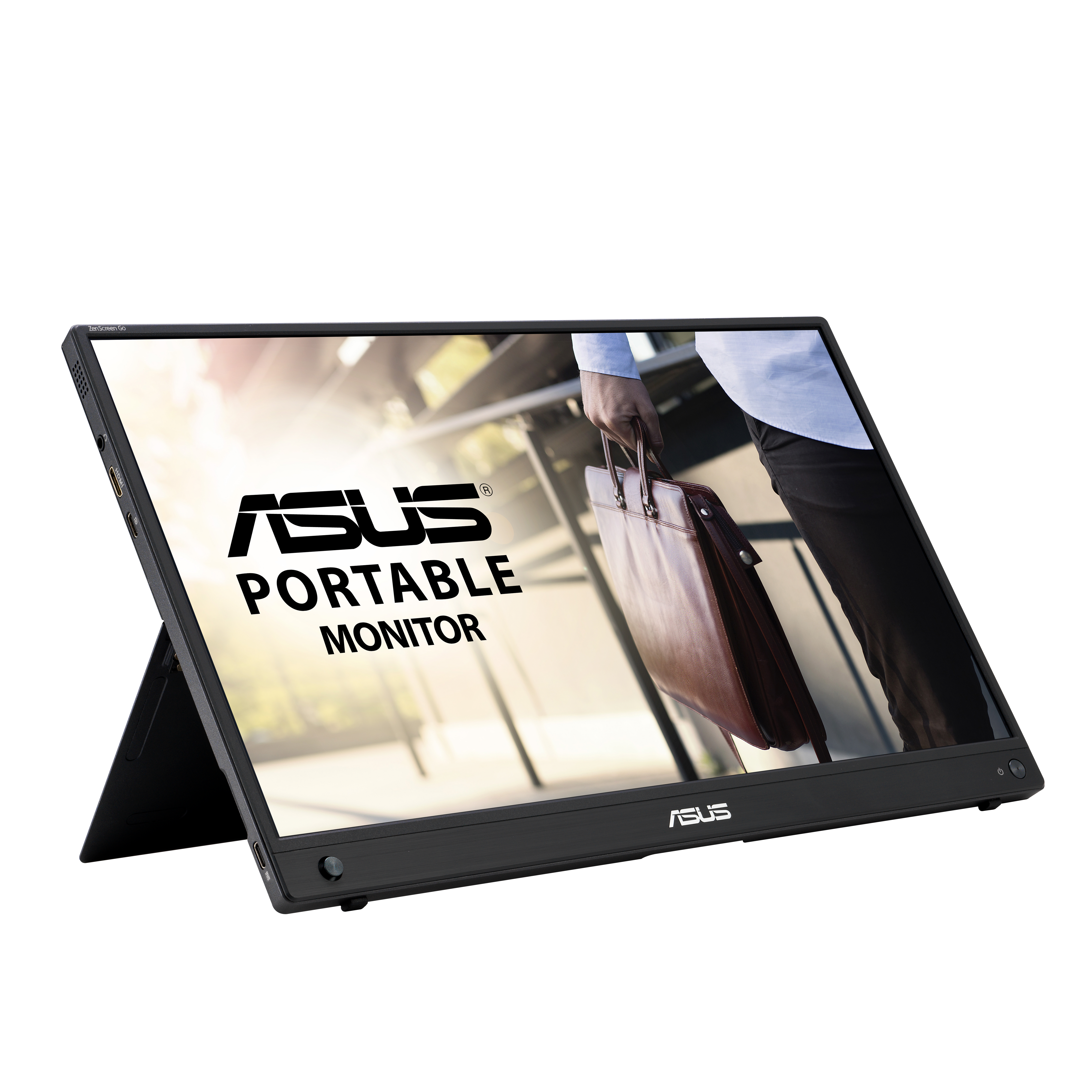 ASUS MB16AWP 39,62cm 15,6Zoll WLED IPS FHD AG 169 60Hz 250cdm2 5ms Mini HDMI USB TypeC 2x15W speaker BlackGun Metal