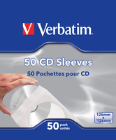 CD/DVD-HÃ¼llen Papier 50er Pack Verbatim