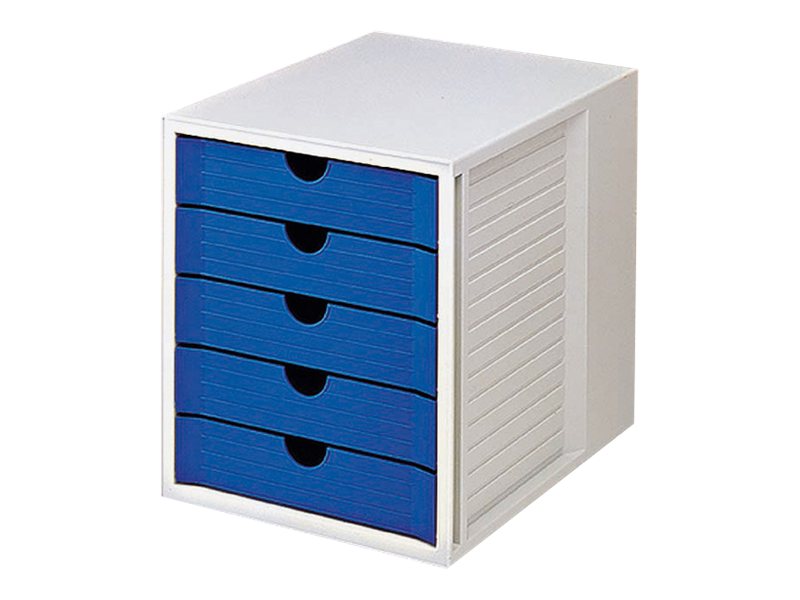 HAN Schubladenbox System-Box blau 1450-14, DIN C4 mit 5 Schubladen HAN Schubladenbox System-Box blau 1450-14, DIN C4 mit 5 Schubladen