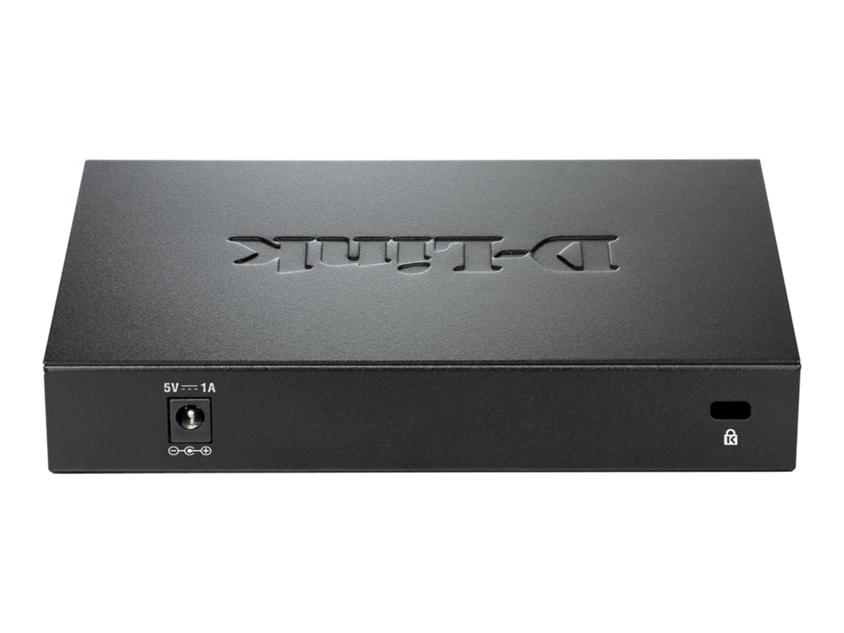 D-LINK DES-108 8?Port Layer2 Fast Ethernet Switch 8x 10/100 Mbit/s Metallgehäuse Autosensing MDI/MDIX-Anpassung