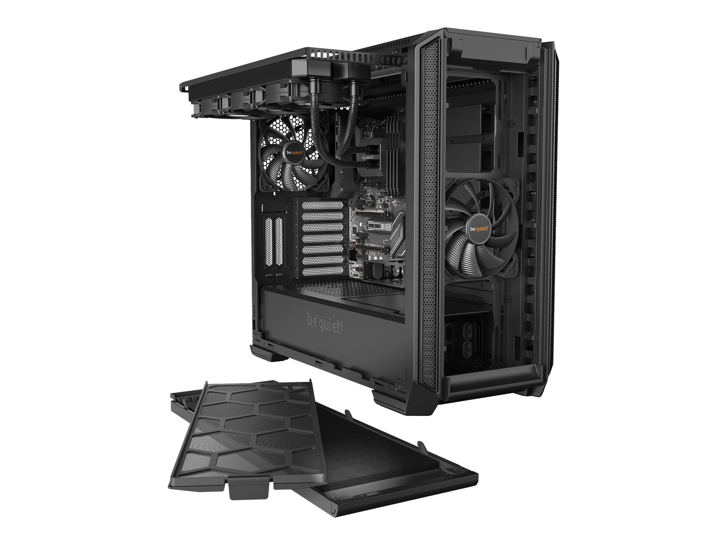 BE QUIET SILENT BASE 601 Window Black Midi Tower mit Sichtfenster