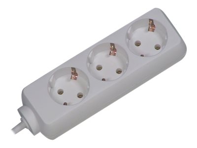 Bachmann Steckdosenleiste SELLY 3-Fach, wei? 1,5m, ohne Schalter