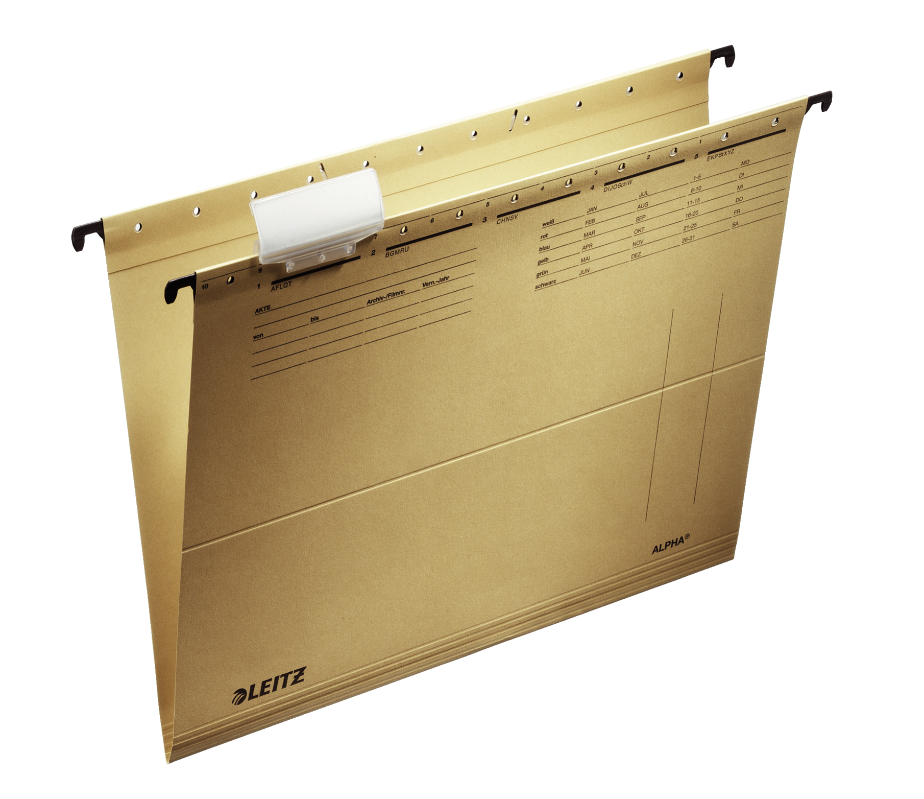 LEITZ Hängemappen ALPHA 1915 naturbraun, 25 St
