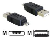 DELOCK Adapter USB micro-A Stecker zu USB2.0 A-Ste DELOCK Adapter USB micro-A Stecker zu USB2.0 A-Ste