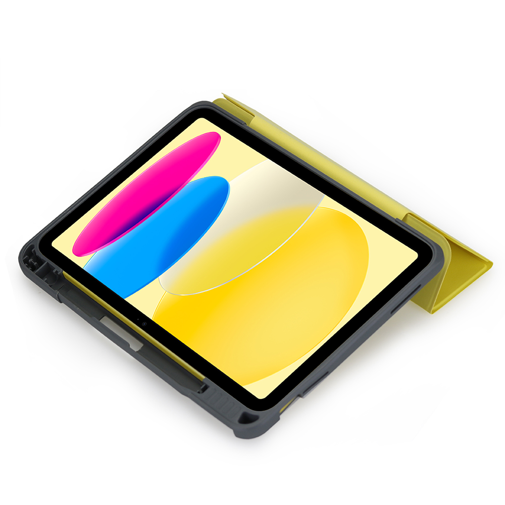 DEQSTER MAX Flip-Hülle Tablet Apple iPad 10. Gen Gelb