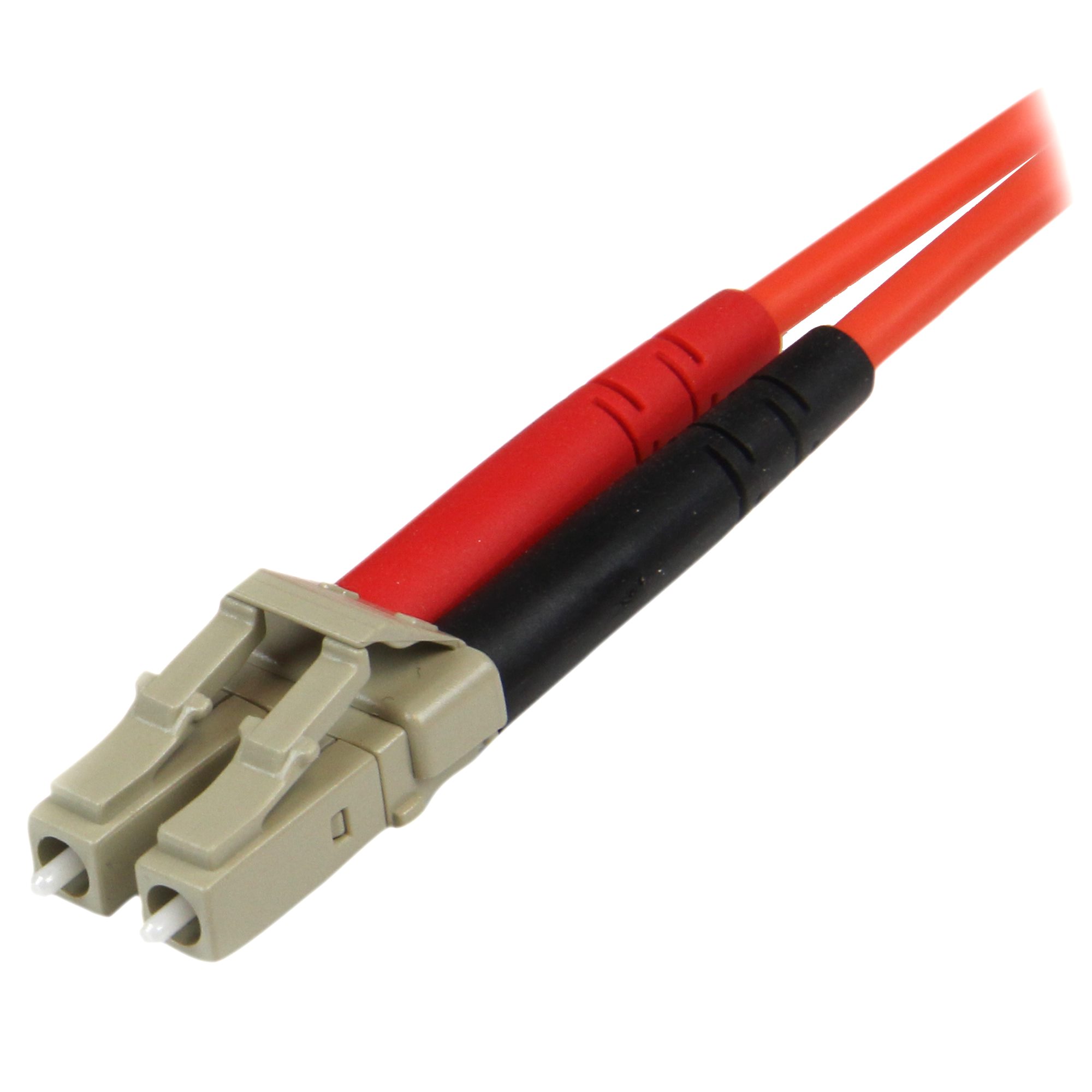 STARTECHCOM 1m Multimode 50125 Duplex Fiber Patch Cable LC ST