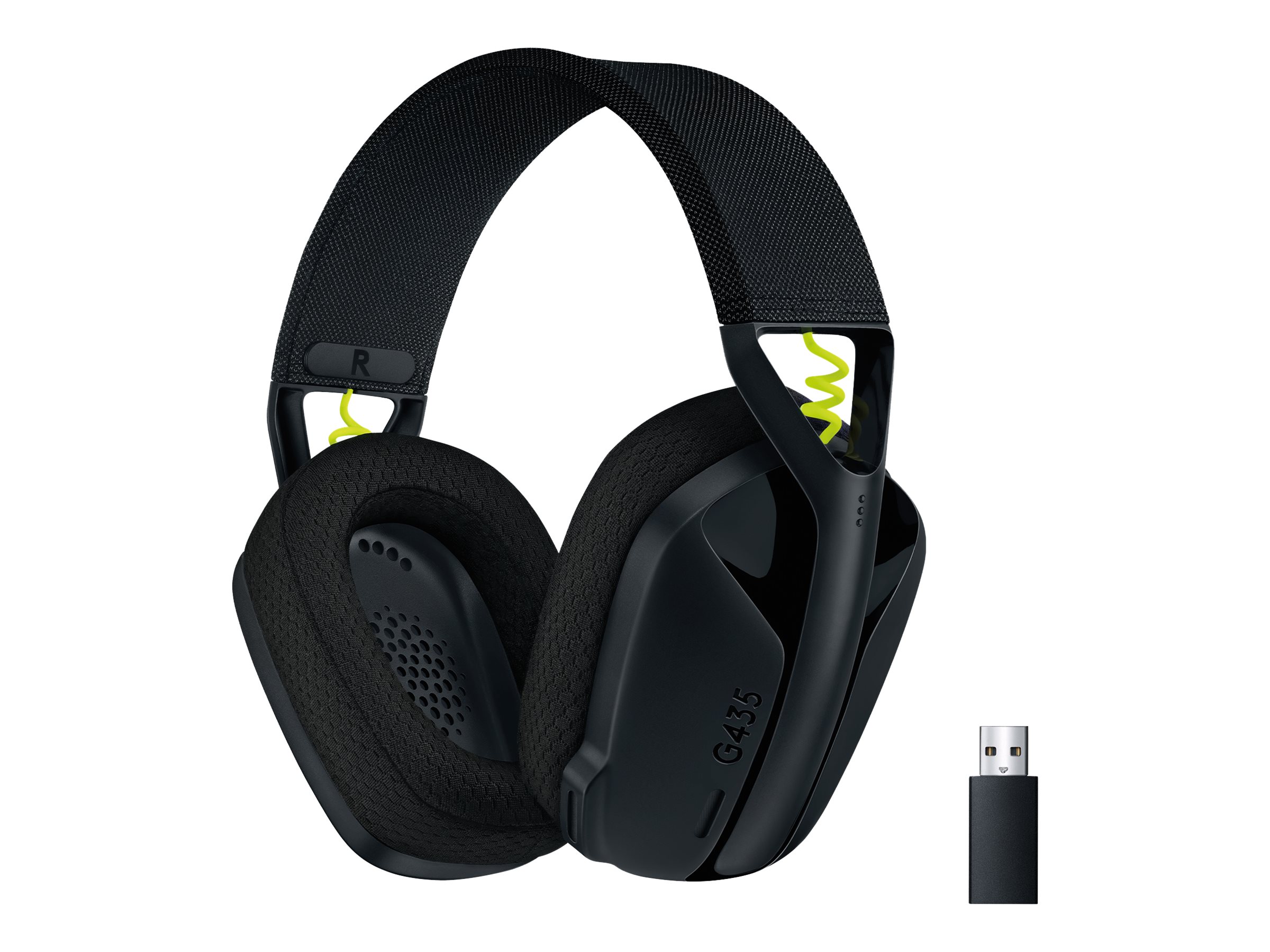 LOGITECH Lightspeed G435 Headset full size Bluetooth / 2.4 GHz radio frequency wireless black Discord Certified LOGITECH Lightspeed G435 Headset full size Bluetooth / 2.4 GHz radio frequency wireless black Discord Certified