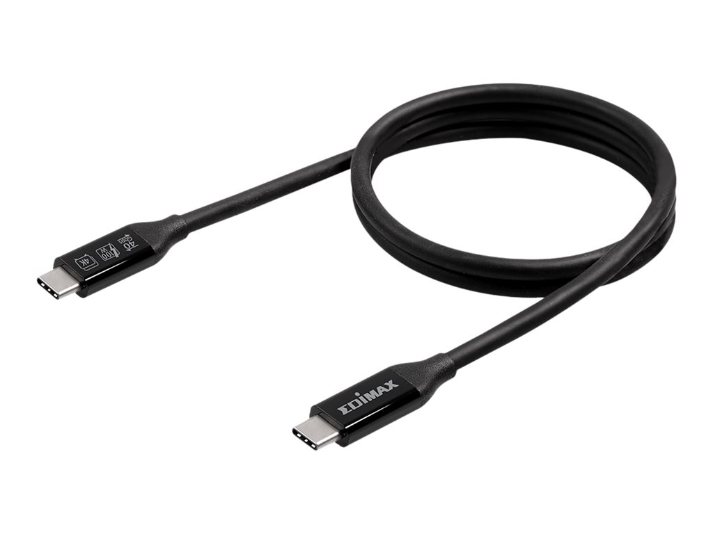 Edimax 40 Gbit/s USB 4 Thunderbolt 3-Kabel (USB-C zu USB-C) 2 m Edimax 40 Gbit/s USB 4 Thunderbolt 3-Kabel (USB-C zu USB-C) 2 m