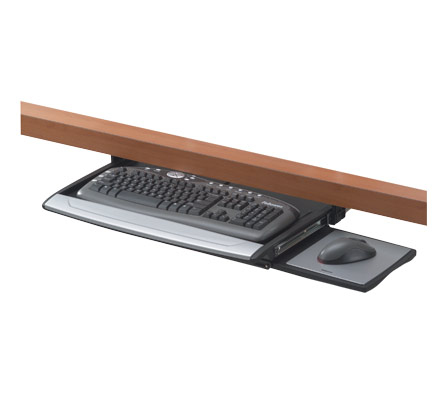 Fellowes Tastaturauszug mit Mausablage schwarz