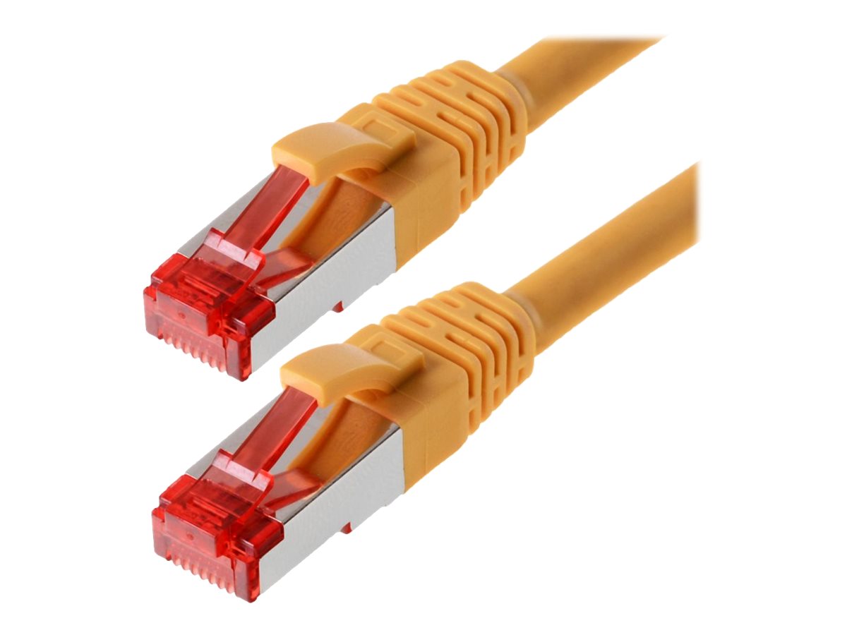 helos Patchkabel Cat 6 SFTP RJ45 gelb 1,5m AWG277 LSZH GHMT
