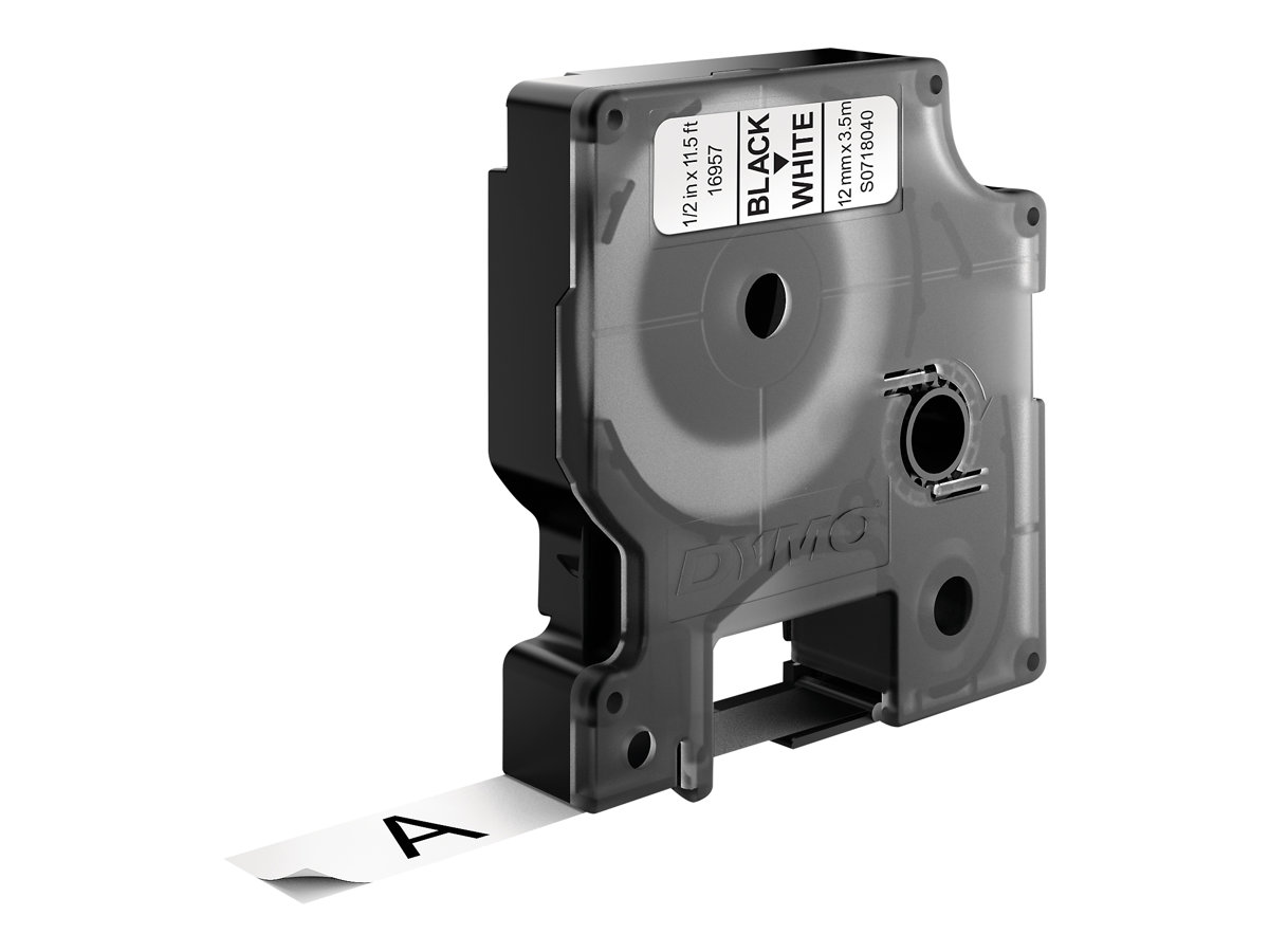 S0718040 DYMO D1 12mm SCHWARZ-WEISS