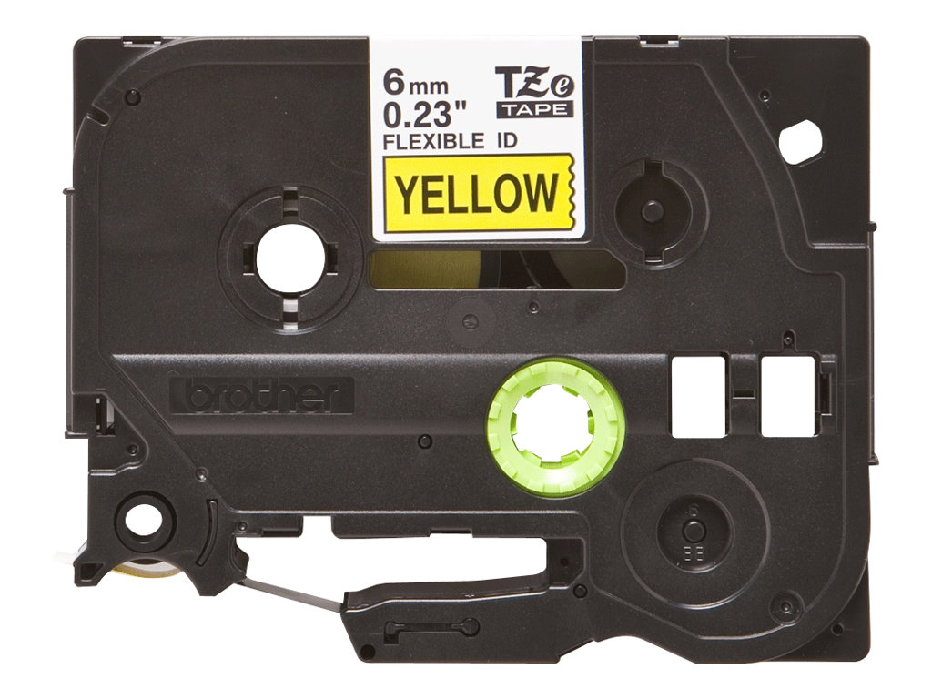 TZEFX611 BROTHER PTOUCH 6mm GELB-SCHW