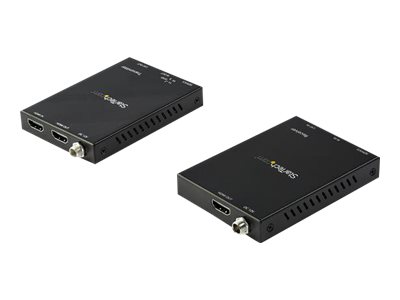 STARTECH.COM HDMI over CAT6 Extender Kit - 4K 60Hz - HDMI Balun Kit - Signal up to 165ft / 50m - HDR - 4:4:4 - 7.1 Audio Support STARTECH.COM HDMI over CAT6 Extender Kit - 4K 60Hz - HDMI Balun Kit - Signal up to 165ft / 50m - HDR - 4:4:4 - 7.1 Audio Support