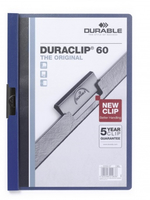 DURABLE Klemmhefter DURACLIP dunkelblau, 25 St