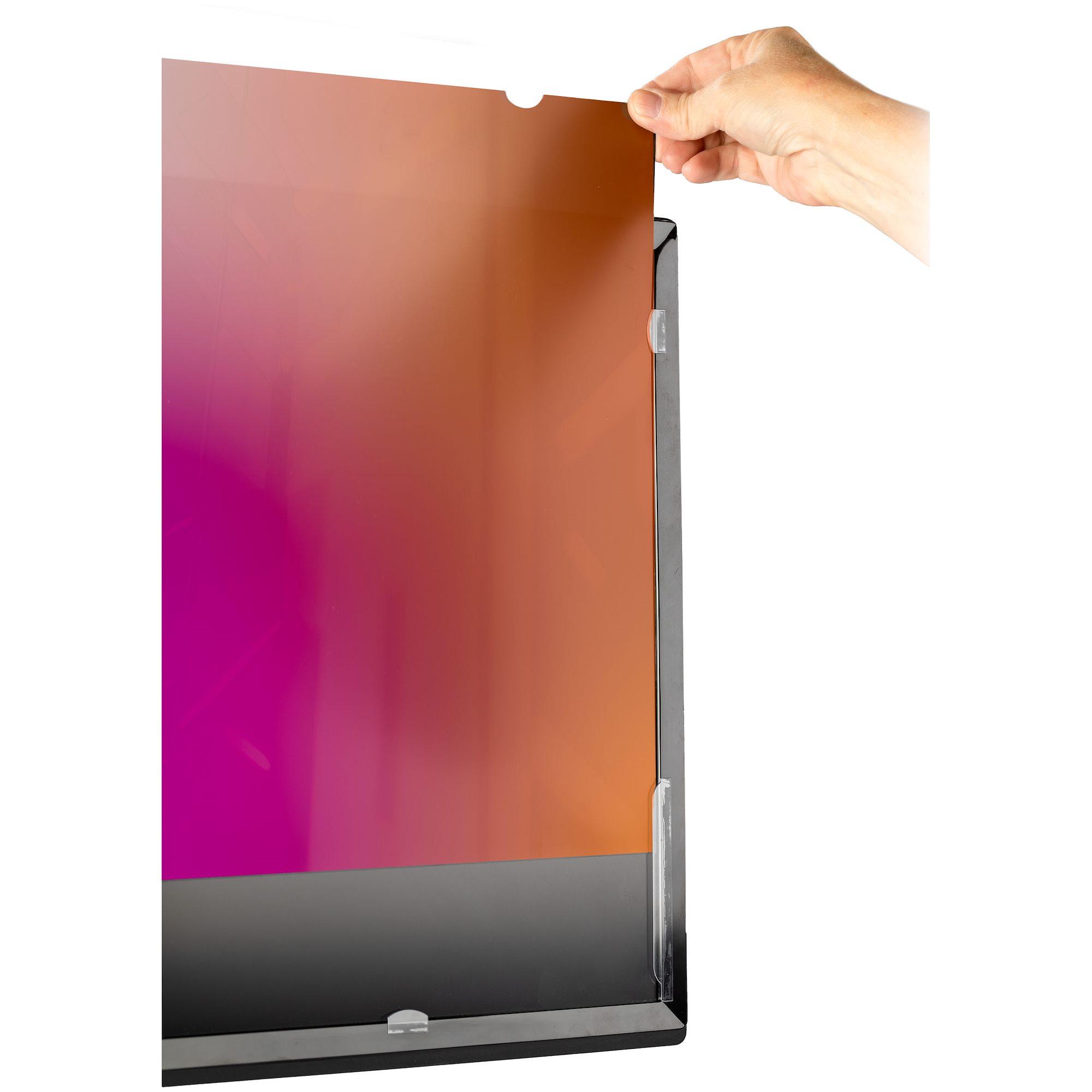 STARTECHCOM 60,45cm 23,8Zoll 169monitor Blickschutz Gold Zweiseitiger Blickschutzfilter mit Erhöhter Privatsphäre 30 Sicht