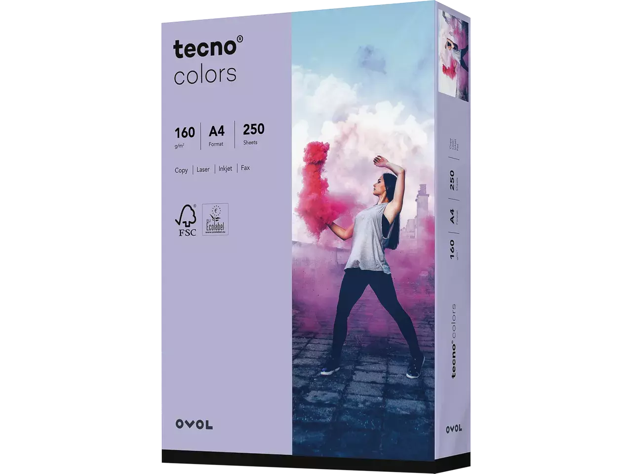 Papyrus Colors violett A4 160 g 250 Blatt