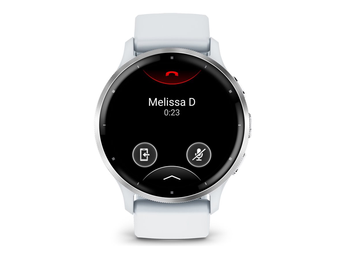 GARMIN Venu 3 Smartwatch steinweiss, silber