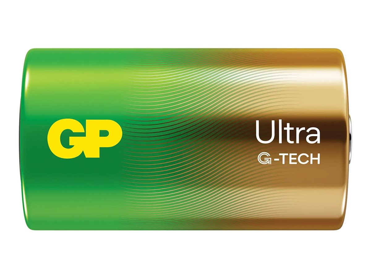 2 GP Batterien ULTRA Mono D 1,5 V