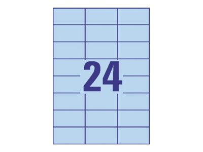 2.400 AVERY Zweckform Etiketten 3449 blau 70,0 x 37,0 mm 2.400 AVERY Zweckform Etiketten 3449 blau 70,0 x 37,0 mm