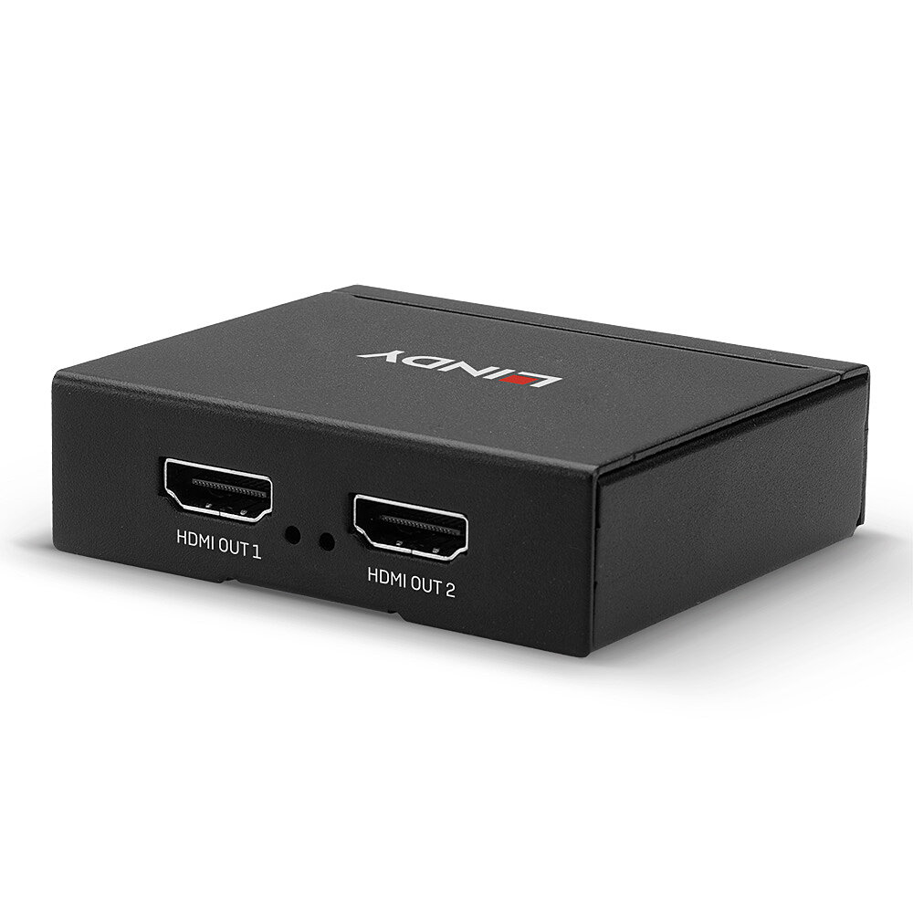 LINDY HDMI 4K Splitter 2 Port 3D 2160p30 HDTV bis 1080p und 4K 3612 Bit HDCP 14