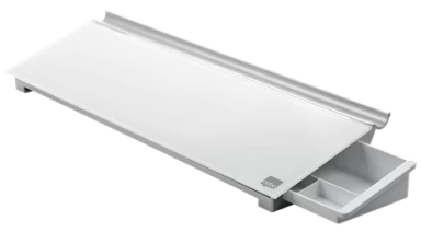 Nobo Diamond Whiteboard Desktop 45,0 x 14,0 cm weiß Glas