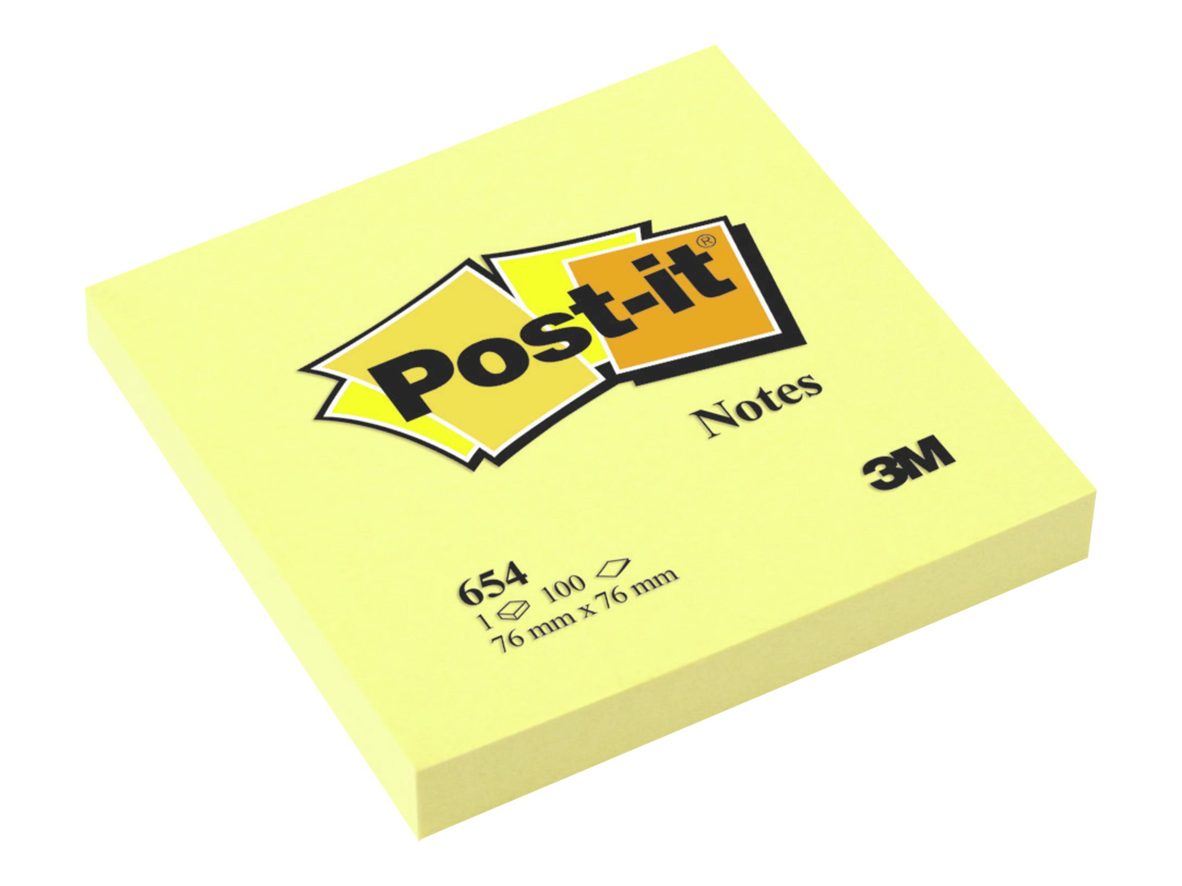 Post-it® Notes 654 Haftnotizen gelb, 6 Bloecke Post-it® Notes 654 Haftnotizen gelb, 6 Bloecke