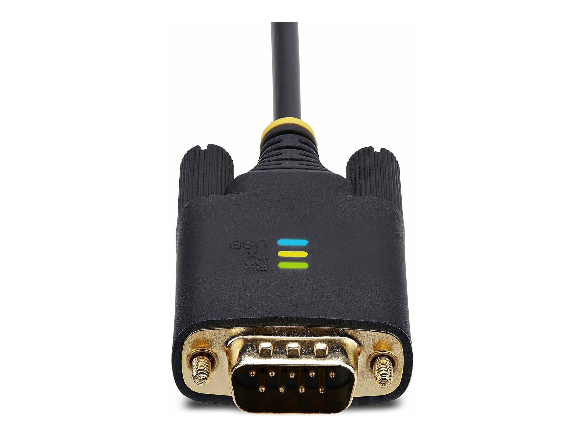 STARTECH.COM 1m USB auf Seriell Adapter COM-Retention FTDI USB-A zu DB9 Kabel USB RS232 Wechselbare Schrauben/Muttern