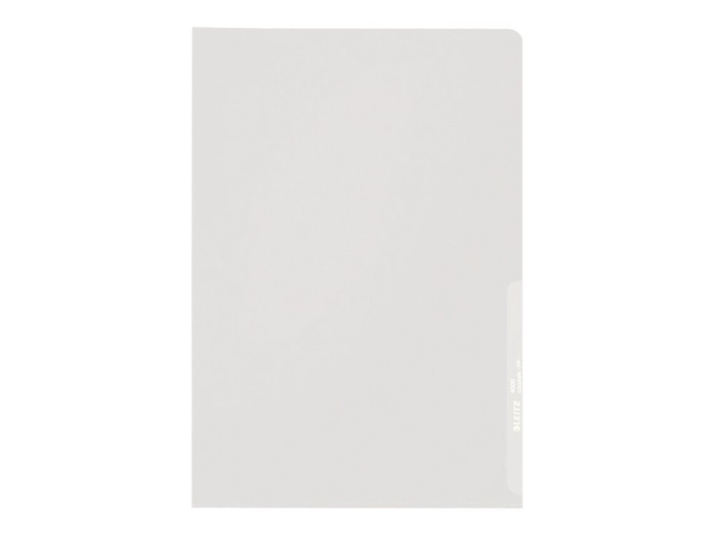 100 LEITZ Sichthuellen Standard 4000 DIN A4 transparent genarbt 0,13 mm