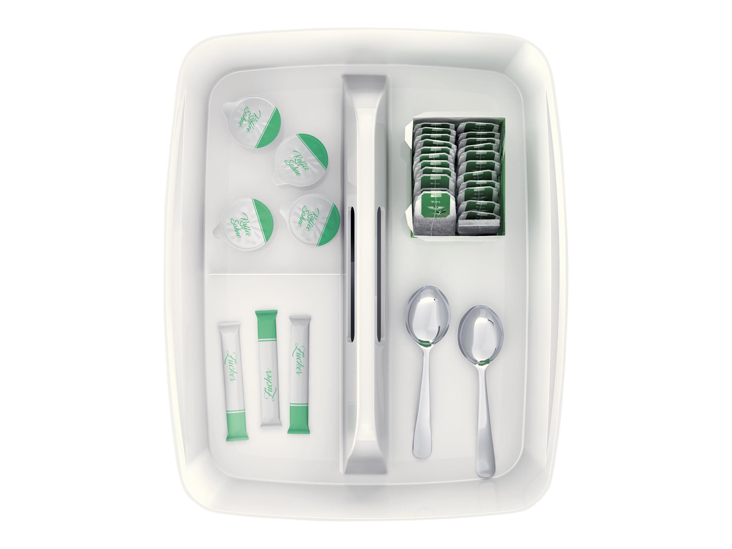 LEITZ MyBox Einsatz fuer Aufbewahrungsboxen 6,0 l perlweiss 37,5 x 30,7 x 10,1 cm
