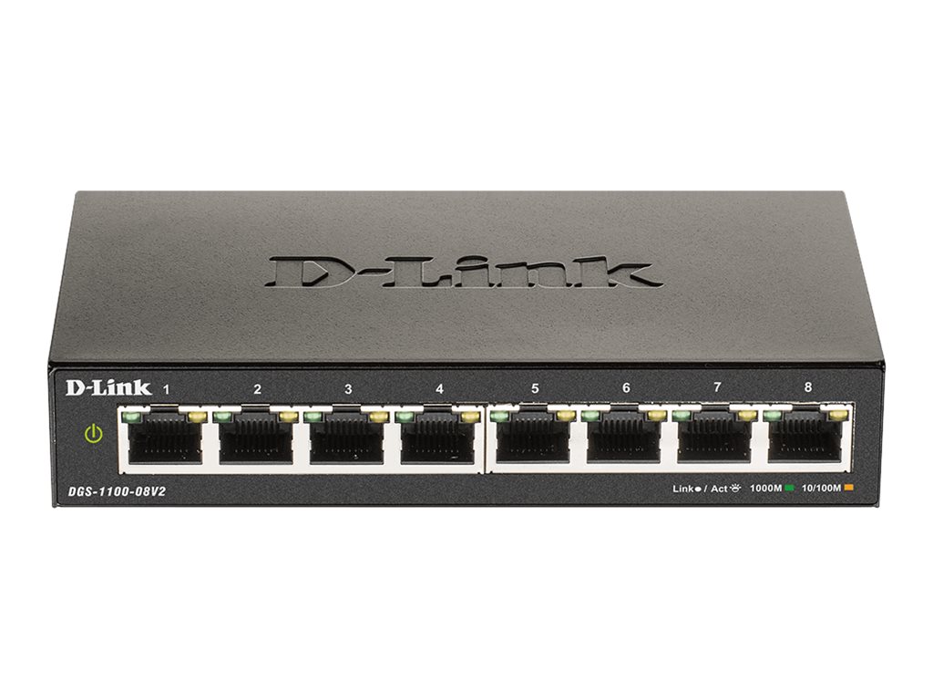 D-LINK DGS1100-08V2/E POE SMART SWITCH
