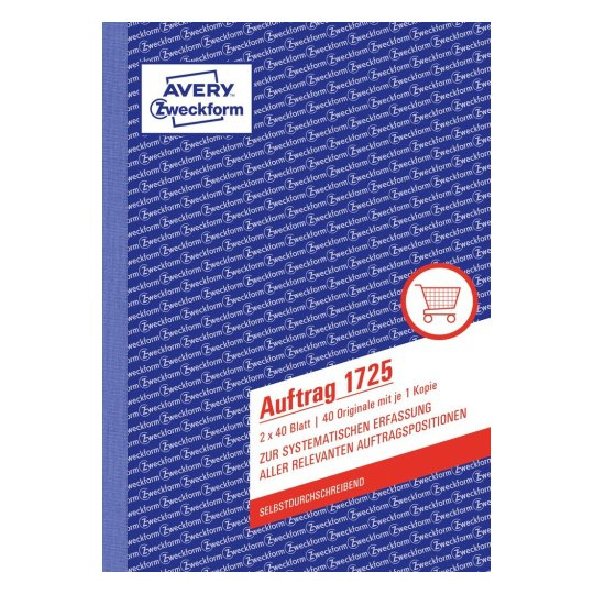 AVERY Zweckform Auftrag Formularbuch 1725