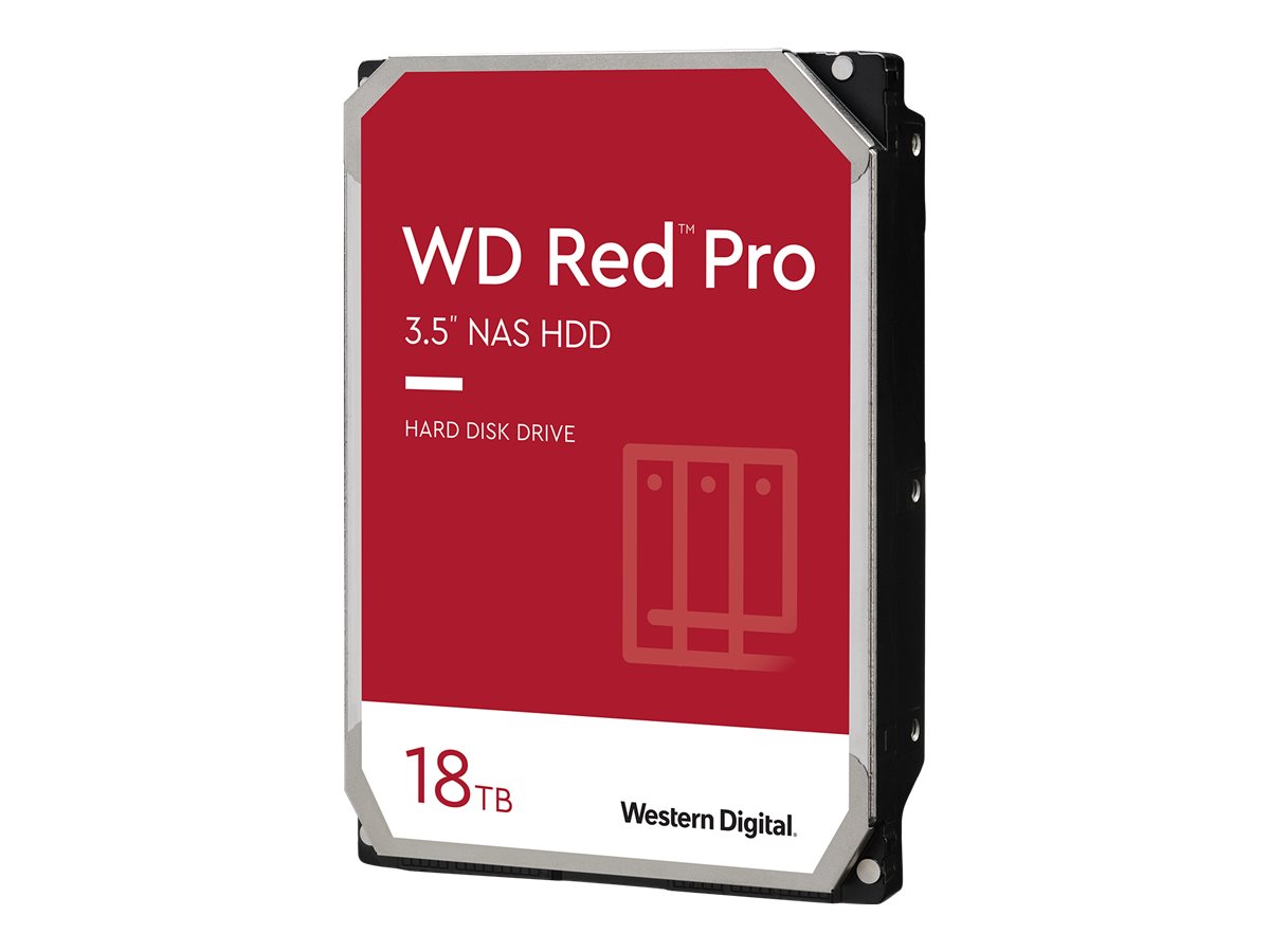 WD Red Pro 18TB 6Gb/s SATA 512MB Cache Internal 8,9cm 3,5Zoll HDD bulk