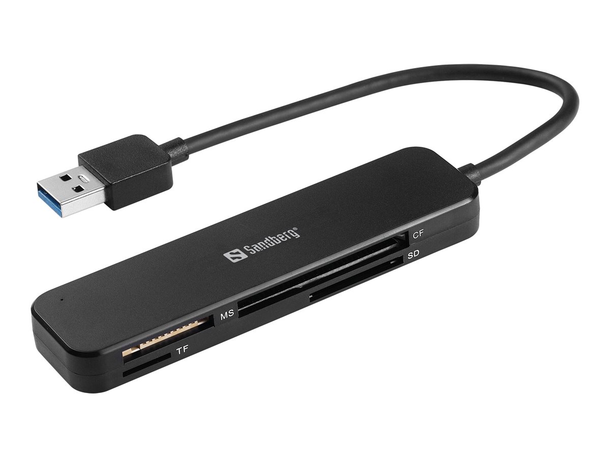 SANDBERG USB 3.0 Pocket Card Reader SANDBERG USB 3.0 Pocket Card Reader