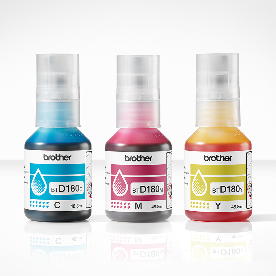 Brother BTD180CL Multipack Gelb Cyan Magenta