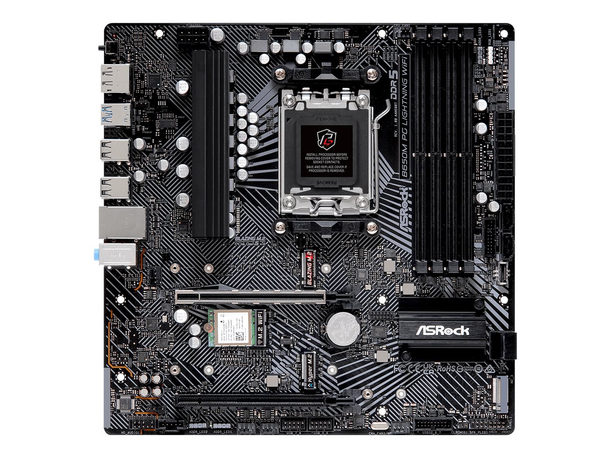 ASRock B650M PG Lightning WiFi AM5 mATX DDR5