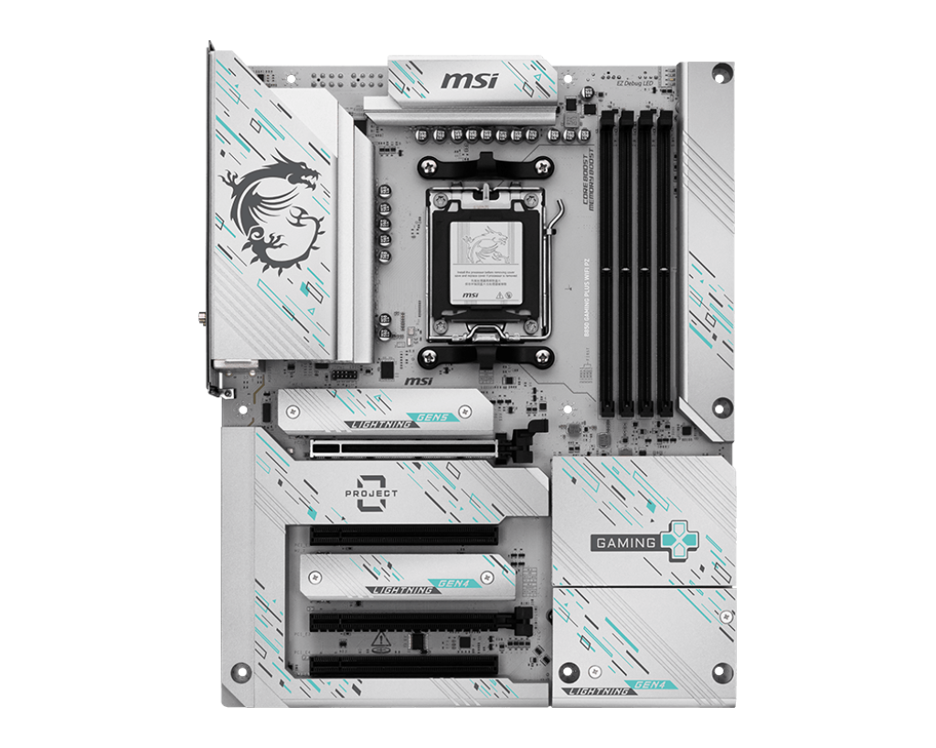 MSI B850 GAMING PLUS WIFI PZ AM5 ATX MB 4xDDR5 4xSATA 3xM2