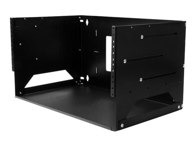 STARTECH.COM Wandmontage Server Rack mit Fachboden - 4HE - Anpassbar von 30,5 cm - 45,7cm