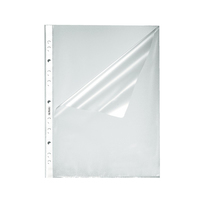 100 herlitz Prospekthuellen DIN A4 transparent genarbt 0,05 mm 100 herlitz Prospekthuellen DIN A4 transparent genarbt 0,05 mm
