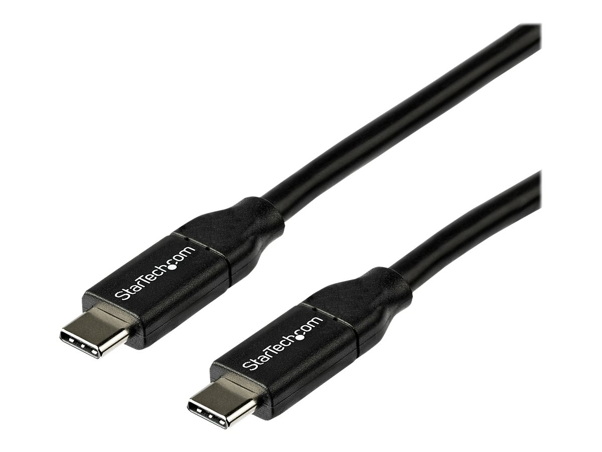 STARTECH.COM USB-C to USB-C Cable w/ 5A PD - M/M - 2 m 6 ft. - USB 2.0 - USB-IF Certified