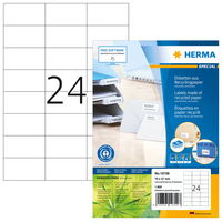 1.920 HERMA Etiketten weiÃ 70,0 x 37,0 mm