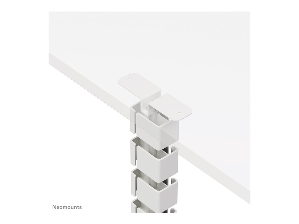 NEOMOUNTS Cable Spine Organizer for sitstand desk frames screw mounted white