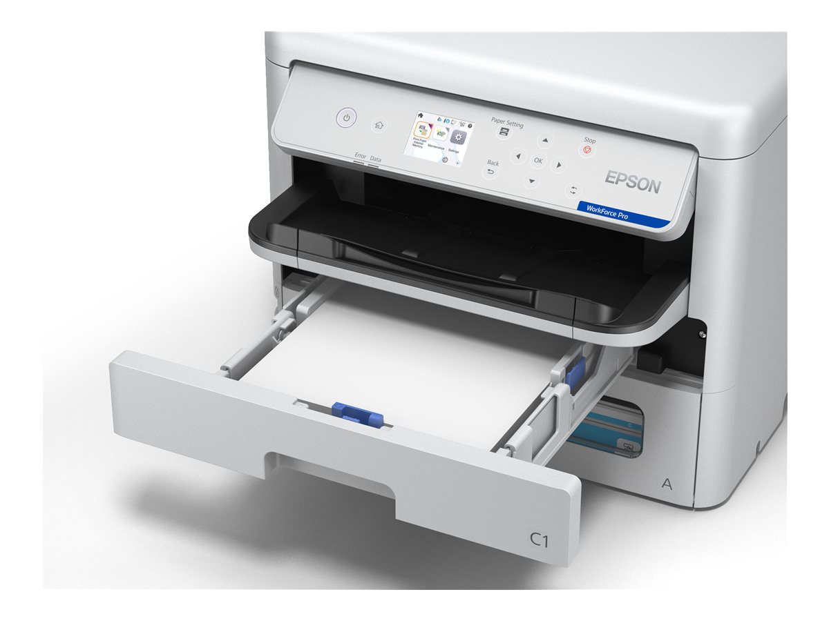 EPSON WorkForce Pro EPC800RDW Printer colour Duplex inkjet A4 4800x1200dpi 25ppm mono 25ppm colour 330sheets USB LAN WiFi